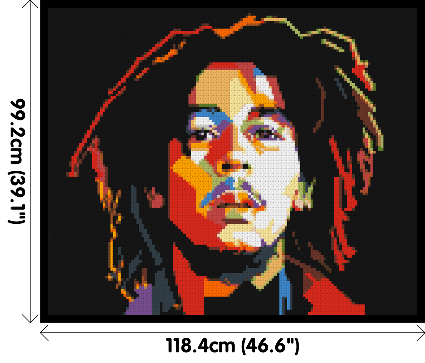 Bob Marley - Brick Art Mosaic Kit