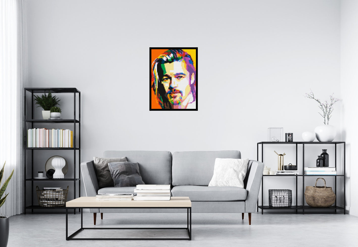 Brad Pitt - Brick Art Mosaic Kit 3x4 large