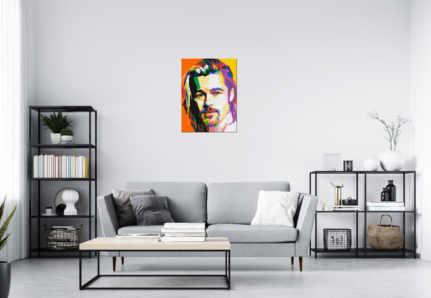 Brad Pitt - Brick Art Mosaic Kit 3x4 large