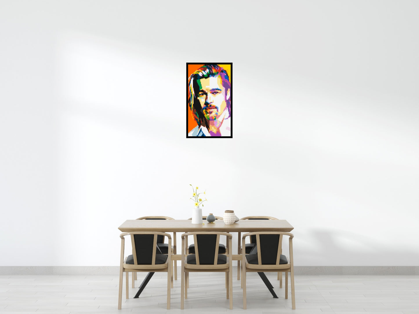 Brad Pitt - Brick Art Mosaic Kit 3x5 large