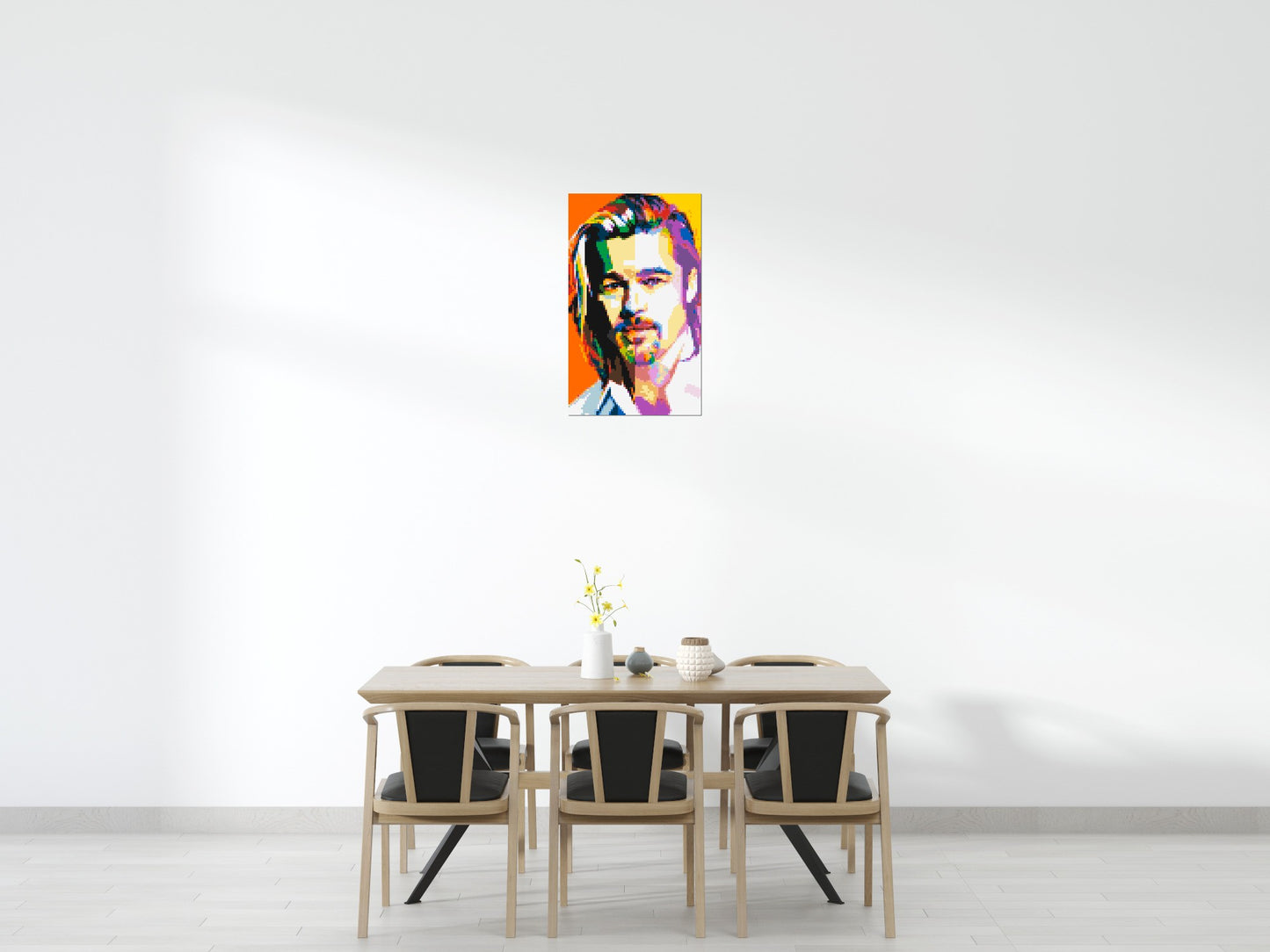 Brad Pitt - Brick Art Mosaic Kit 3x5 large