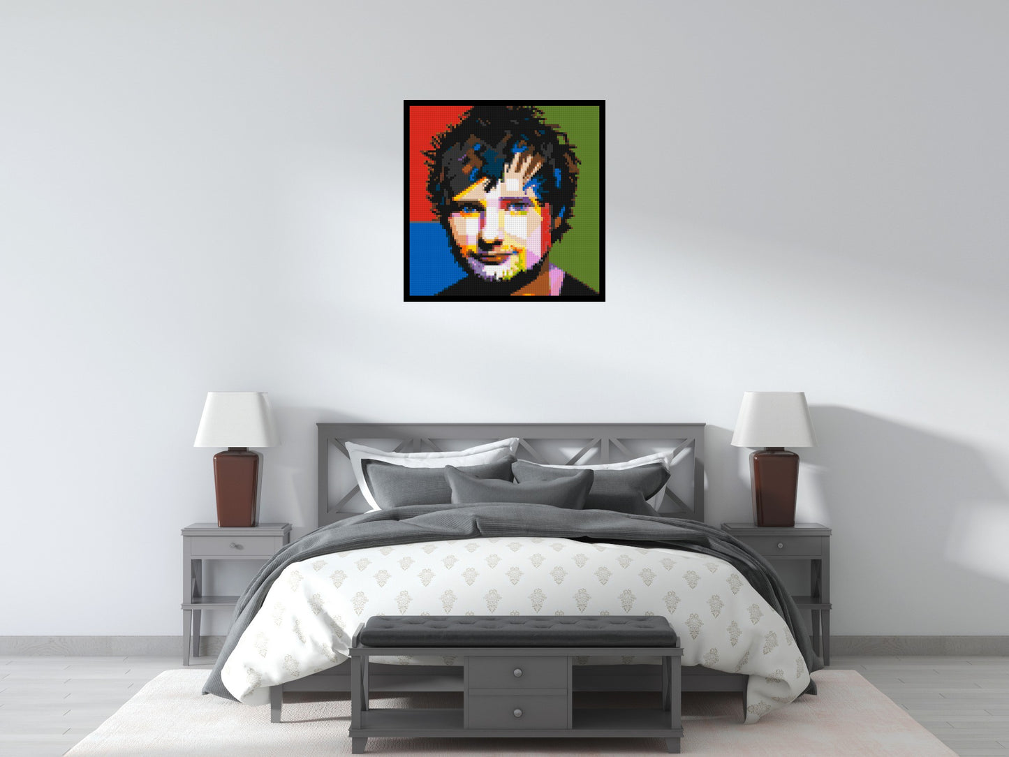 Ed Sheeran - Brick Art Mosaic Kit 4x4 large