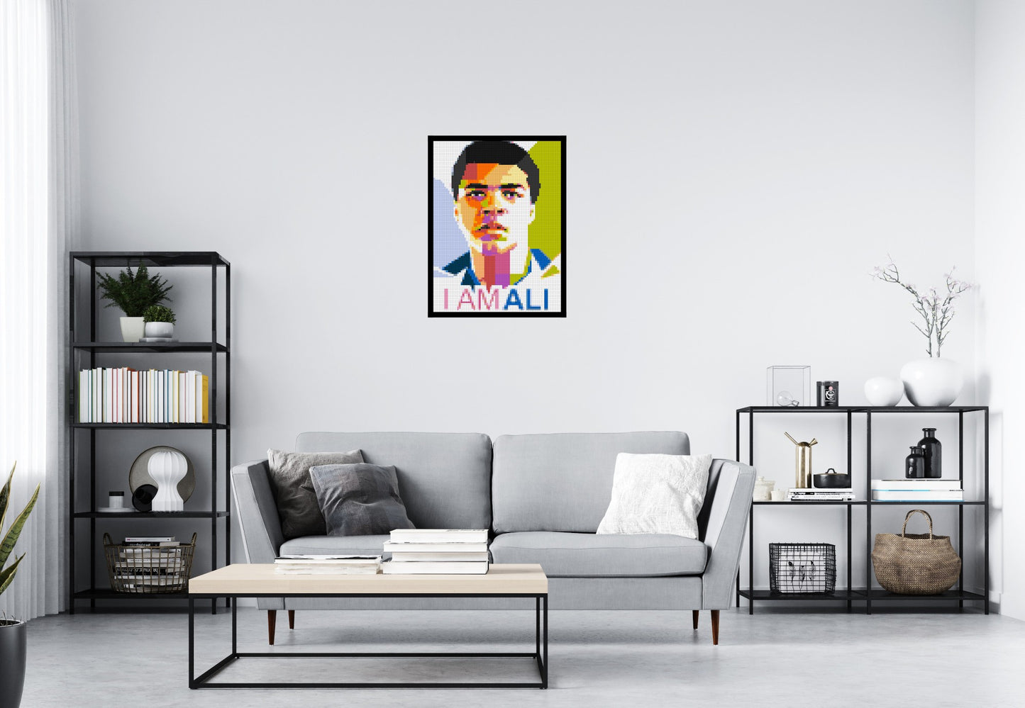 Muhammad Ali - Brick Art Mosaic Kit 3x4 large