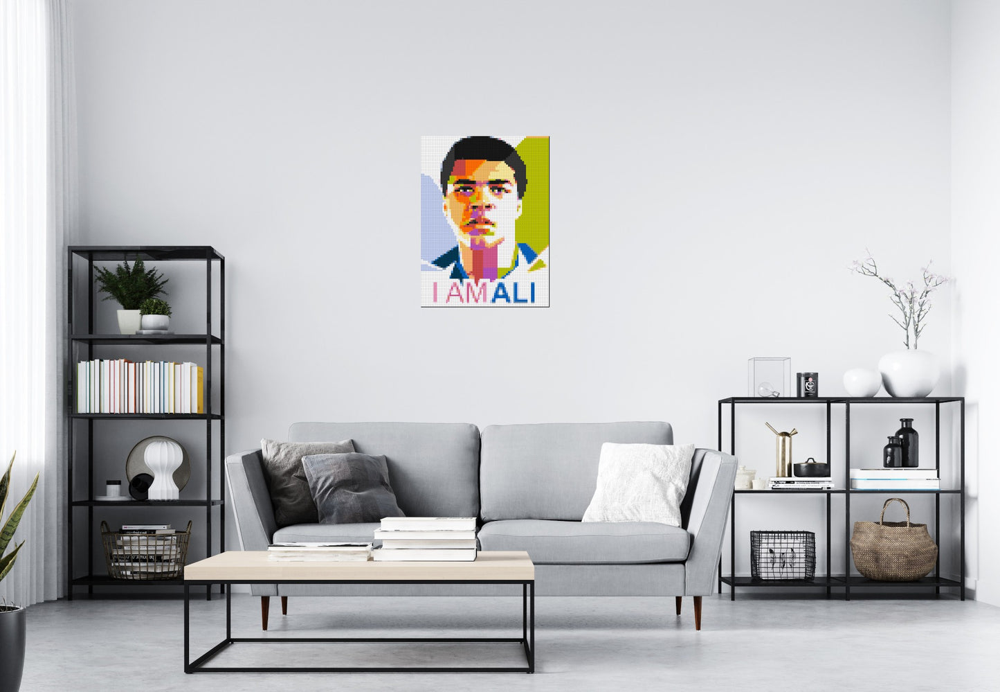 Muhammad Ali - Brick Art Mosaic Kit 3x4 large