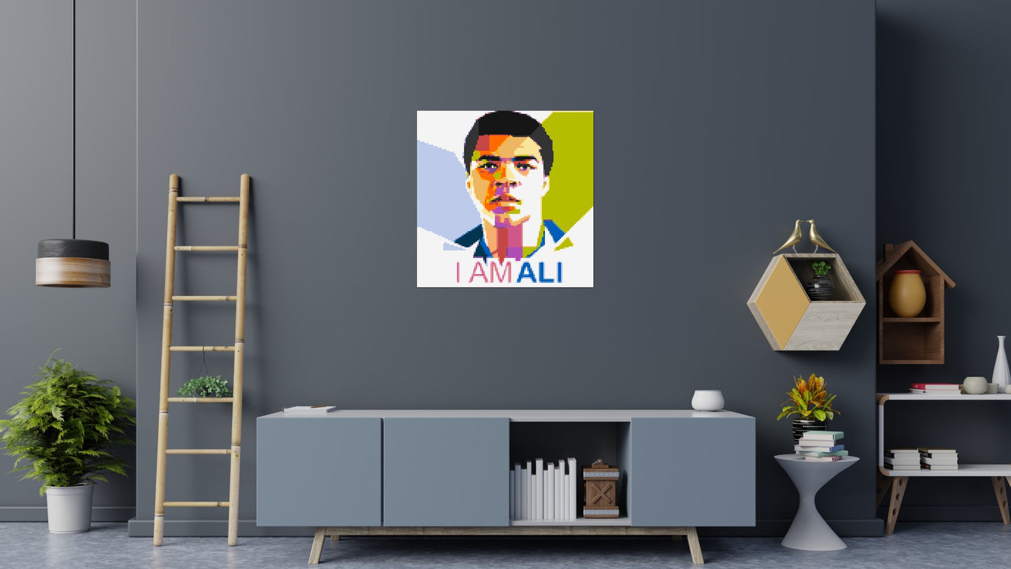 Muhammad Ali - Brick Art Mosaic Kit 5x5 large