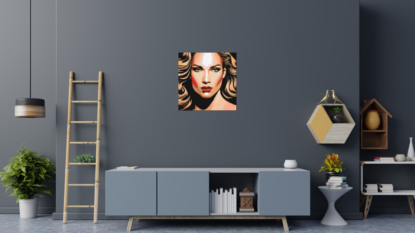 Jennifer Lopez - Brick Art Mosaic Kit 4x4 large
