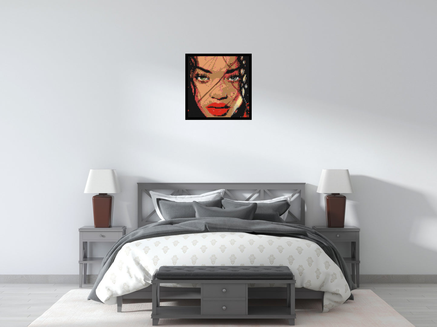Rihanna - Brick Art Mosaic Kit 3x3 large