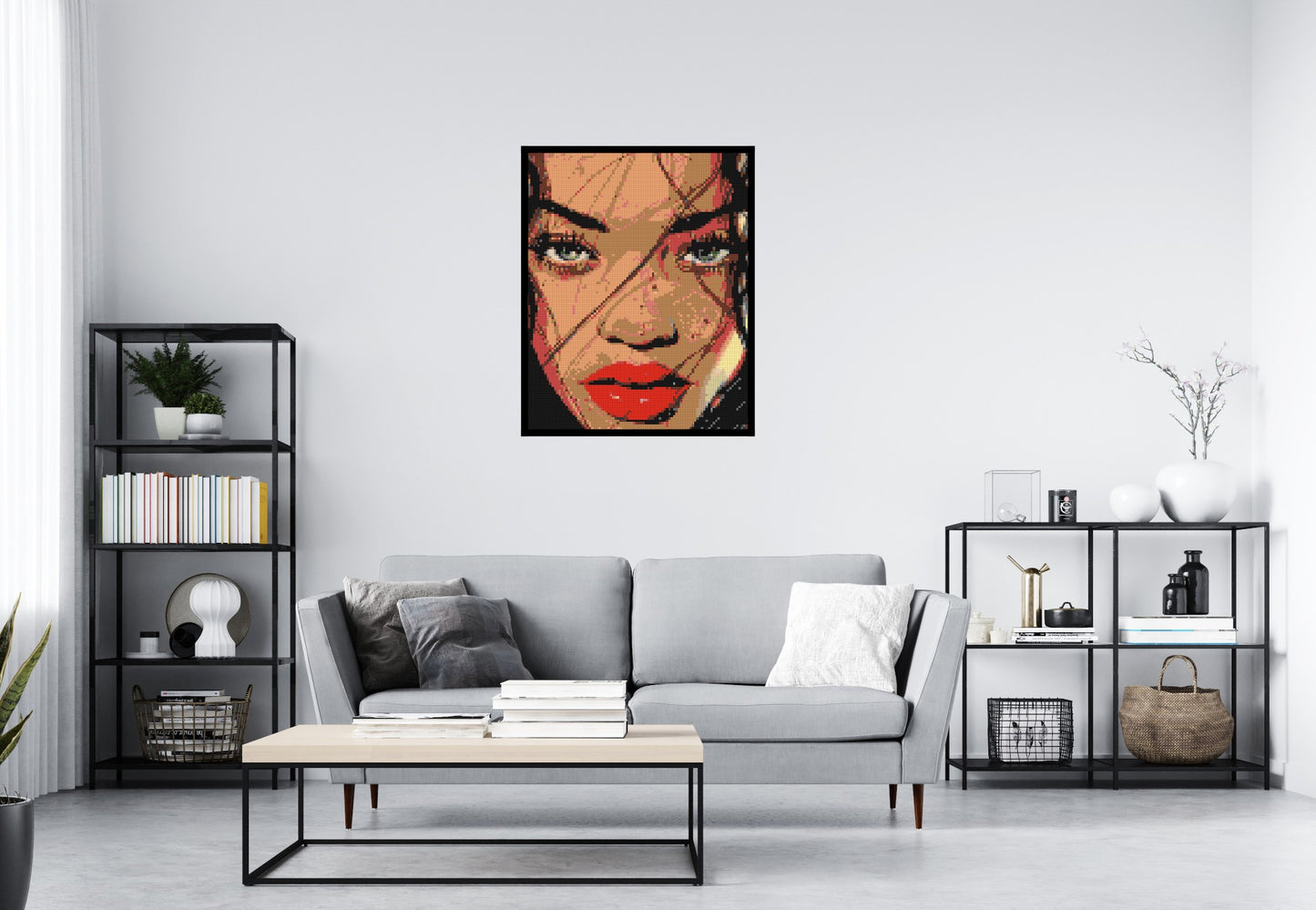 Rihanna - Brick Art Mosaic Kit 4x5 large