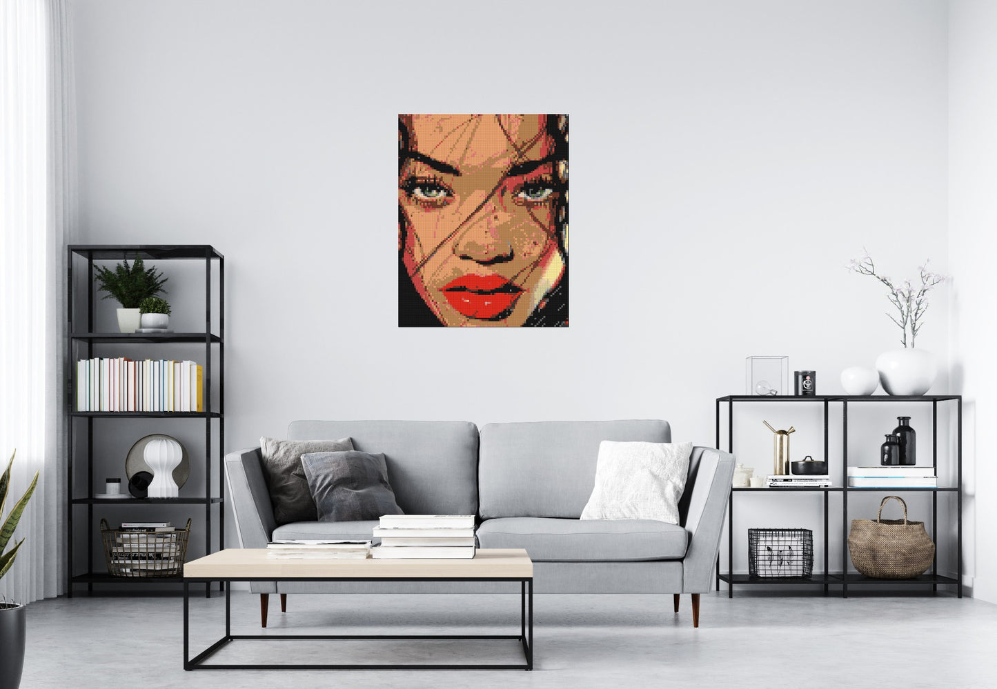 Rihanna - Brick Art Mosaic Kit 4x5 large
