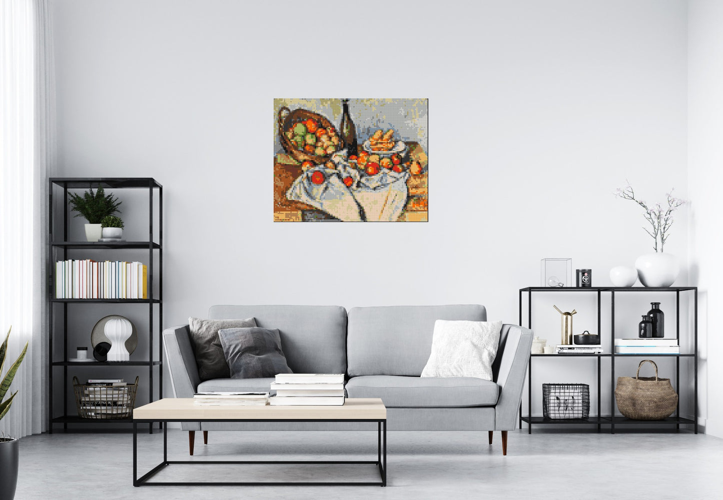 Basket of Apples by Paul Cézanne - Brick Art Mosaic Kit 5x4 large
