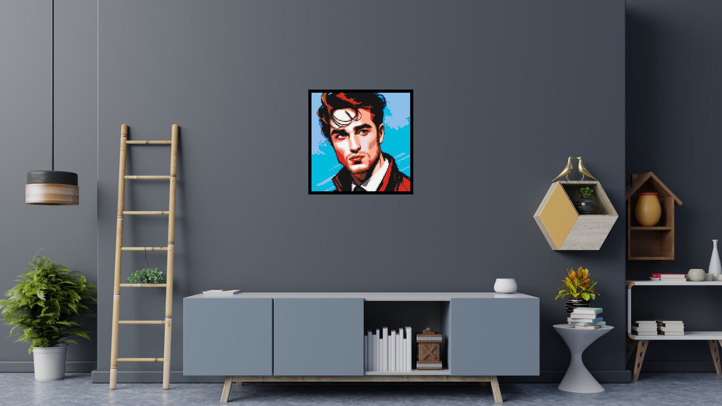 Robert Pattinson - Brick Art Mosaic Kit 4x4 large