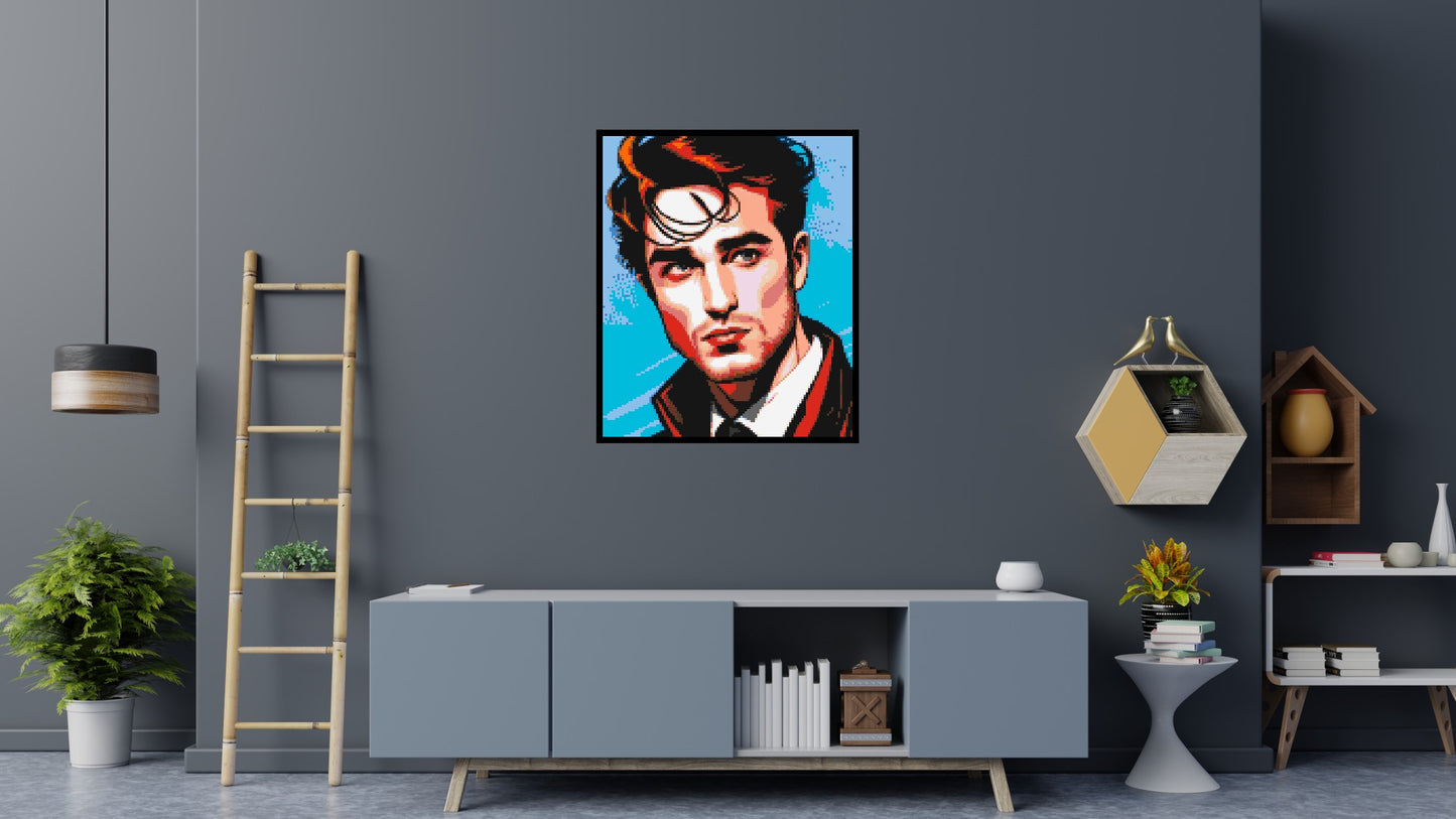 Robert Pattinson - Brick Art Mosaic Kit 5x6 large