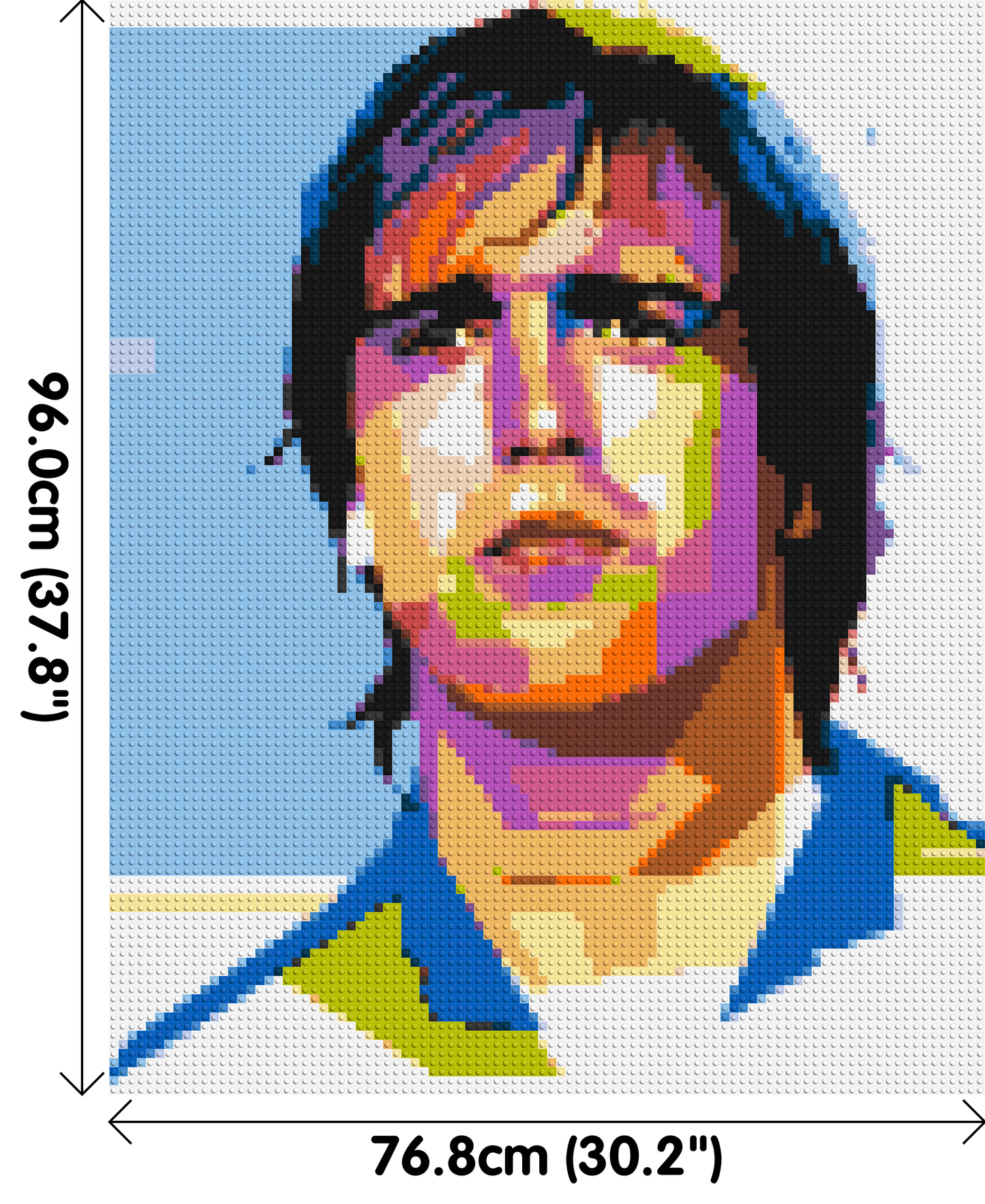 Gabriel Batistuta - Brick Art Mosaic Kit 4x5 large
