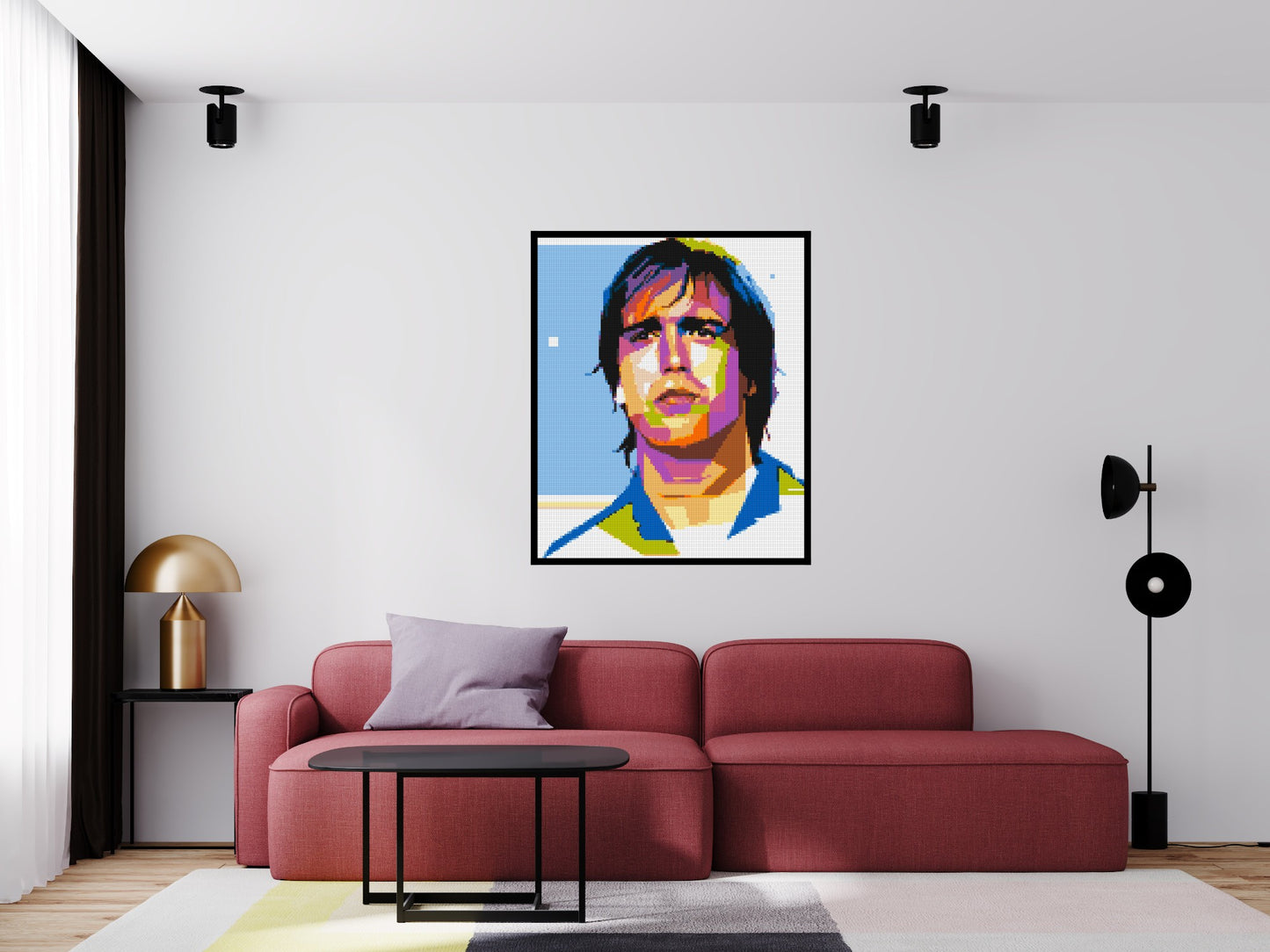 Gabriel Batistuta - Brick Art Mosaic Kit 5x6 large