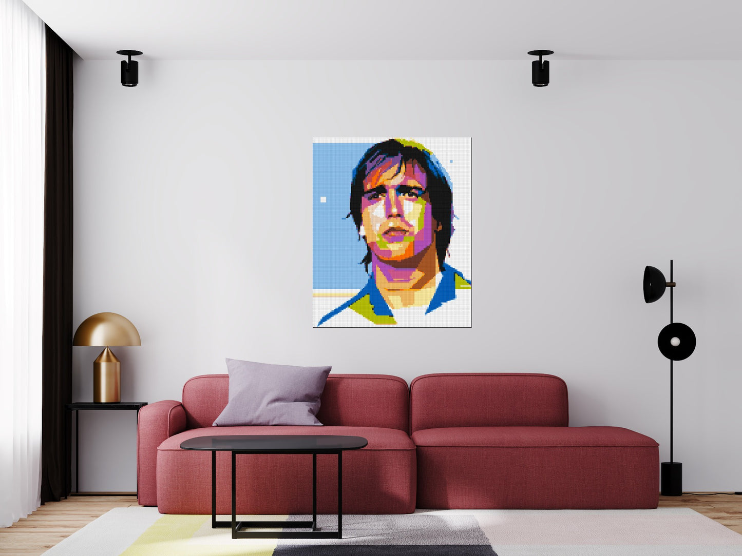 Gabriel Batistuta - Brick Art Mosaic Kit 5x6 large