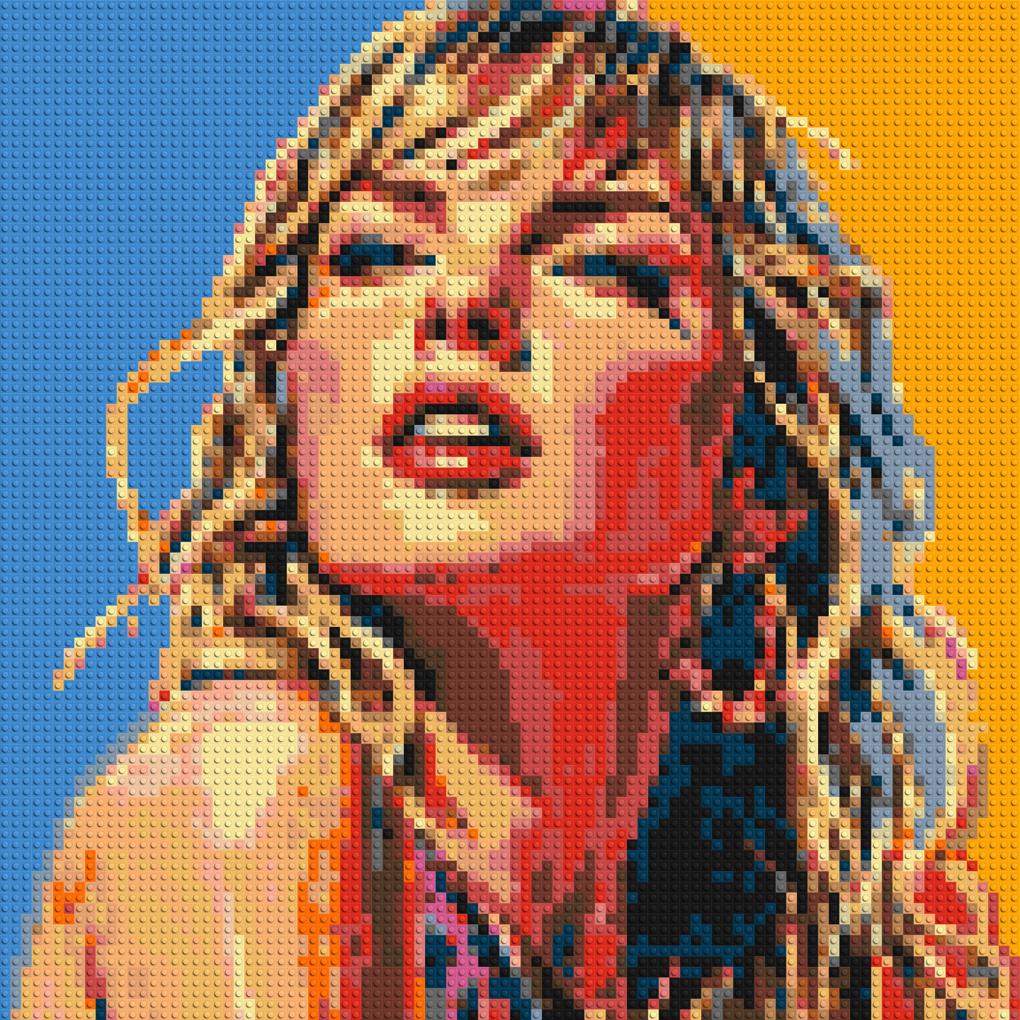 Taylor Swift Colourful - Brick Art Mosaic Kit 4x4 large