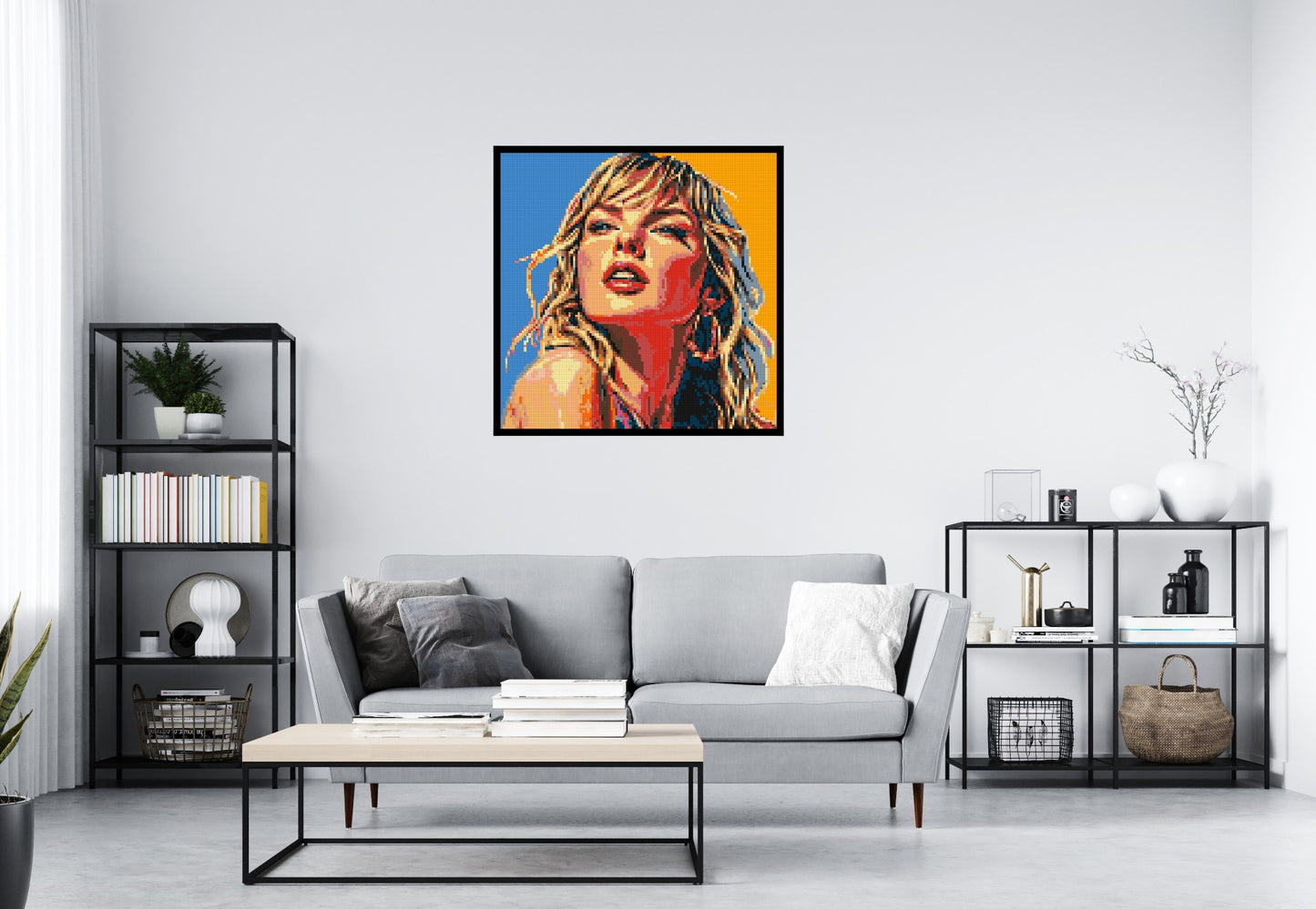 Taylor Swift Colourful - Brick Art Mosaic Kit 5x5 large