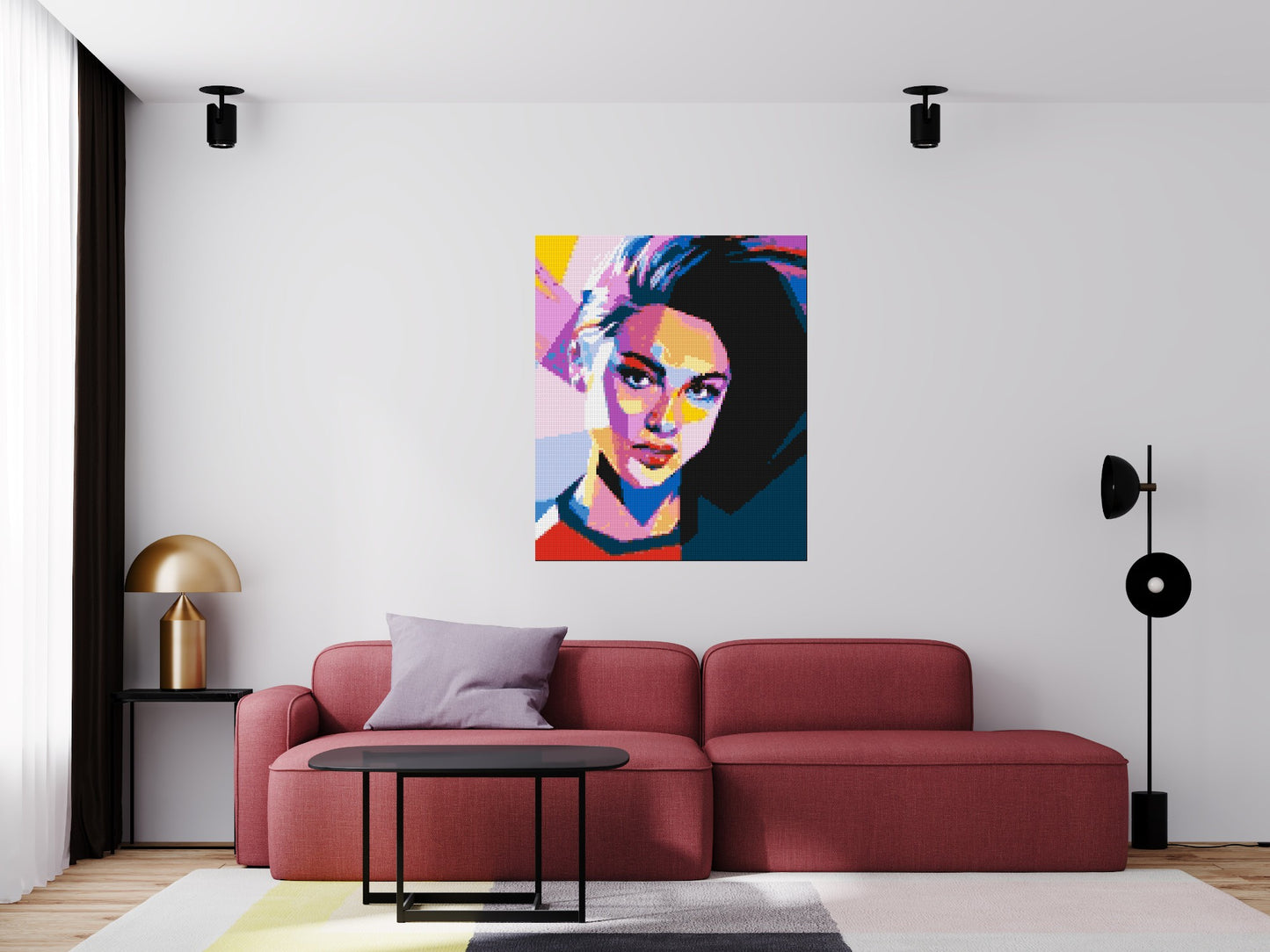 Olivia Rodrigo - Brick Art Mosaic Kit 5x6 large