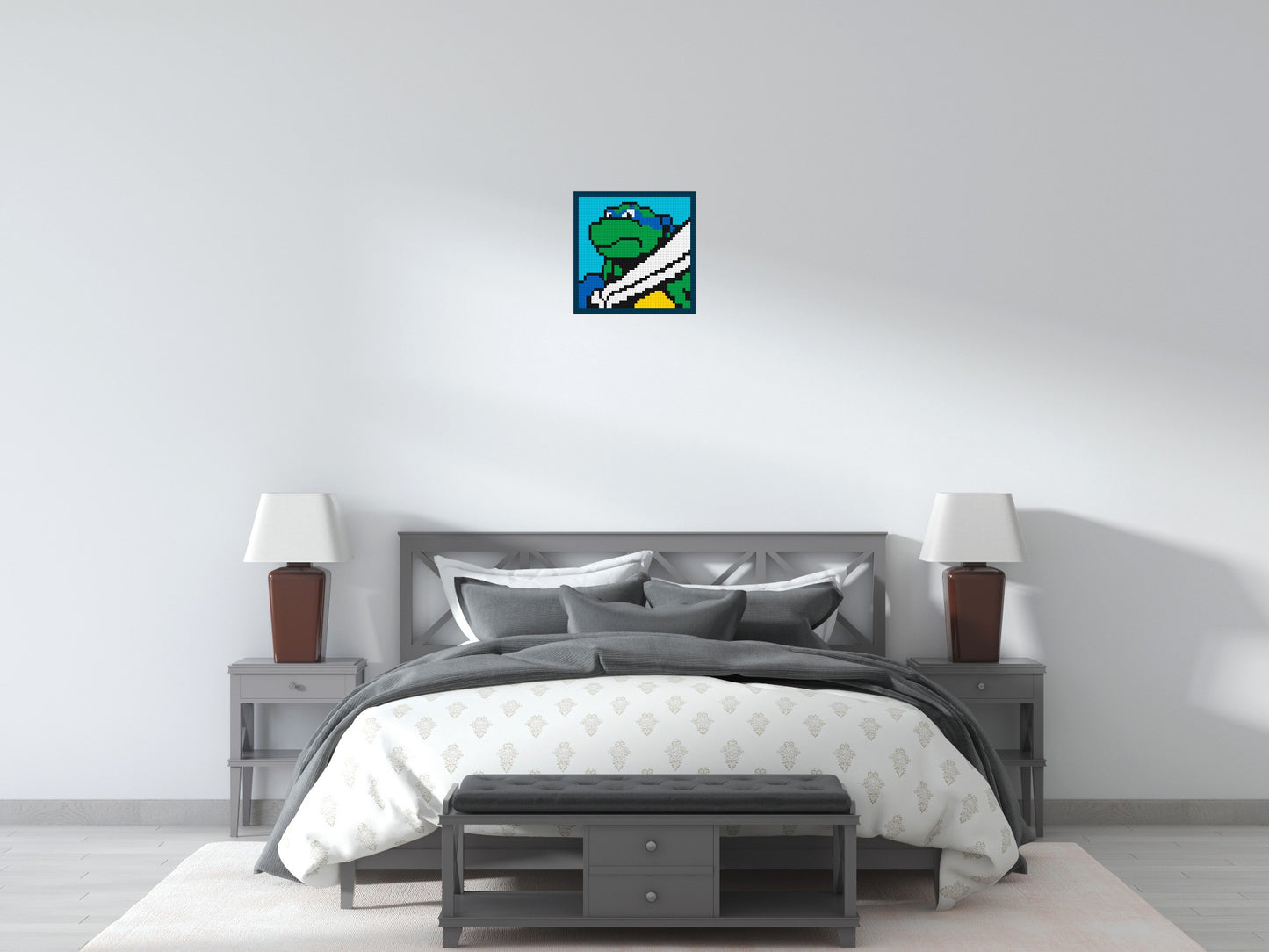 Leonardo (TMNT) - Brick Art Mosaic Kit 2x2 large