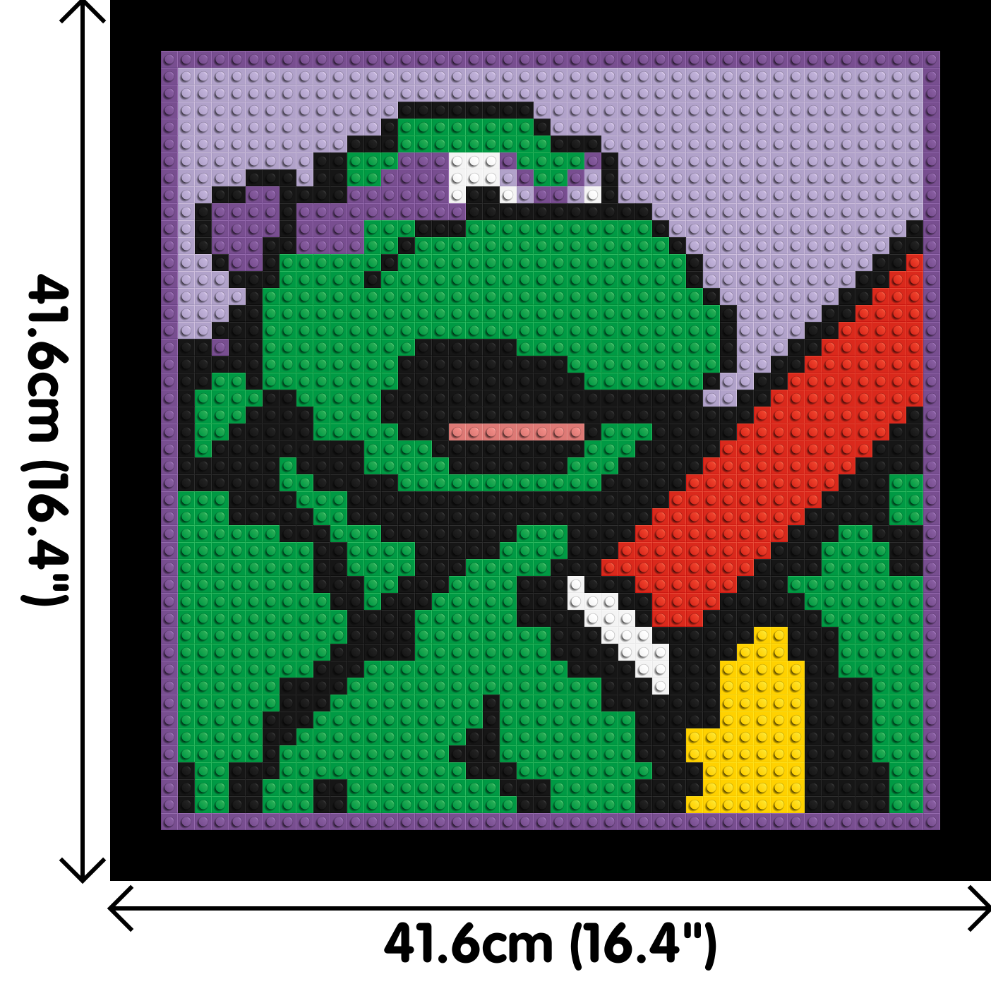 Donatello (TMNT) - Brick Art Mosaic Kit 2x2 large