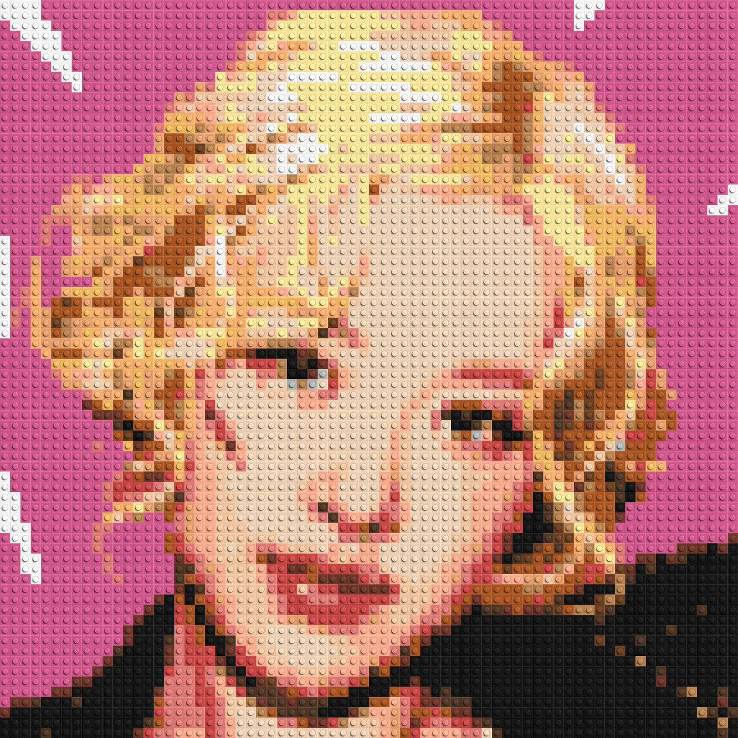 Rosé - Brick Art Mosaic Kit 3x3 large