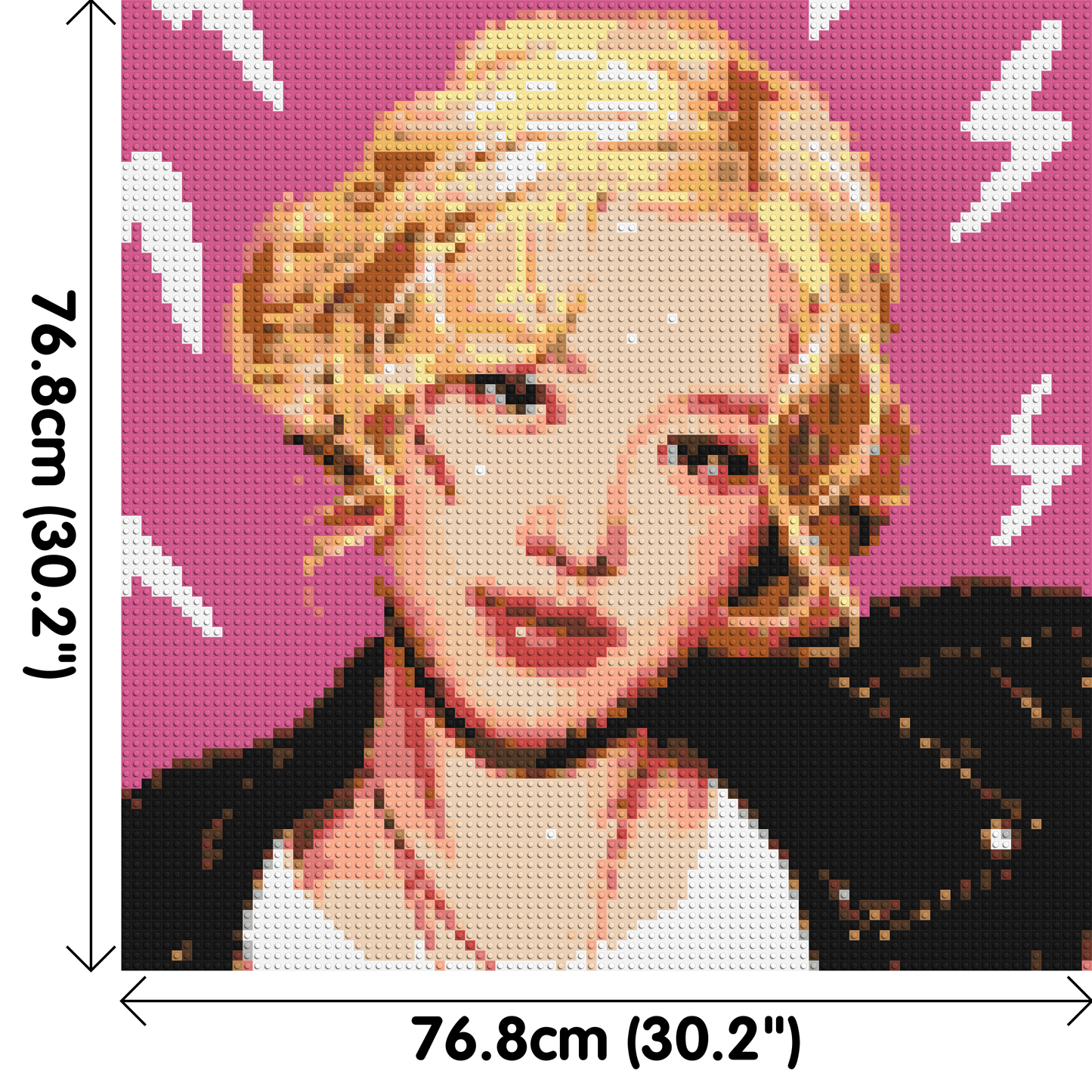 Rosé - Brick Art Mosaic Kit 4x4 large