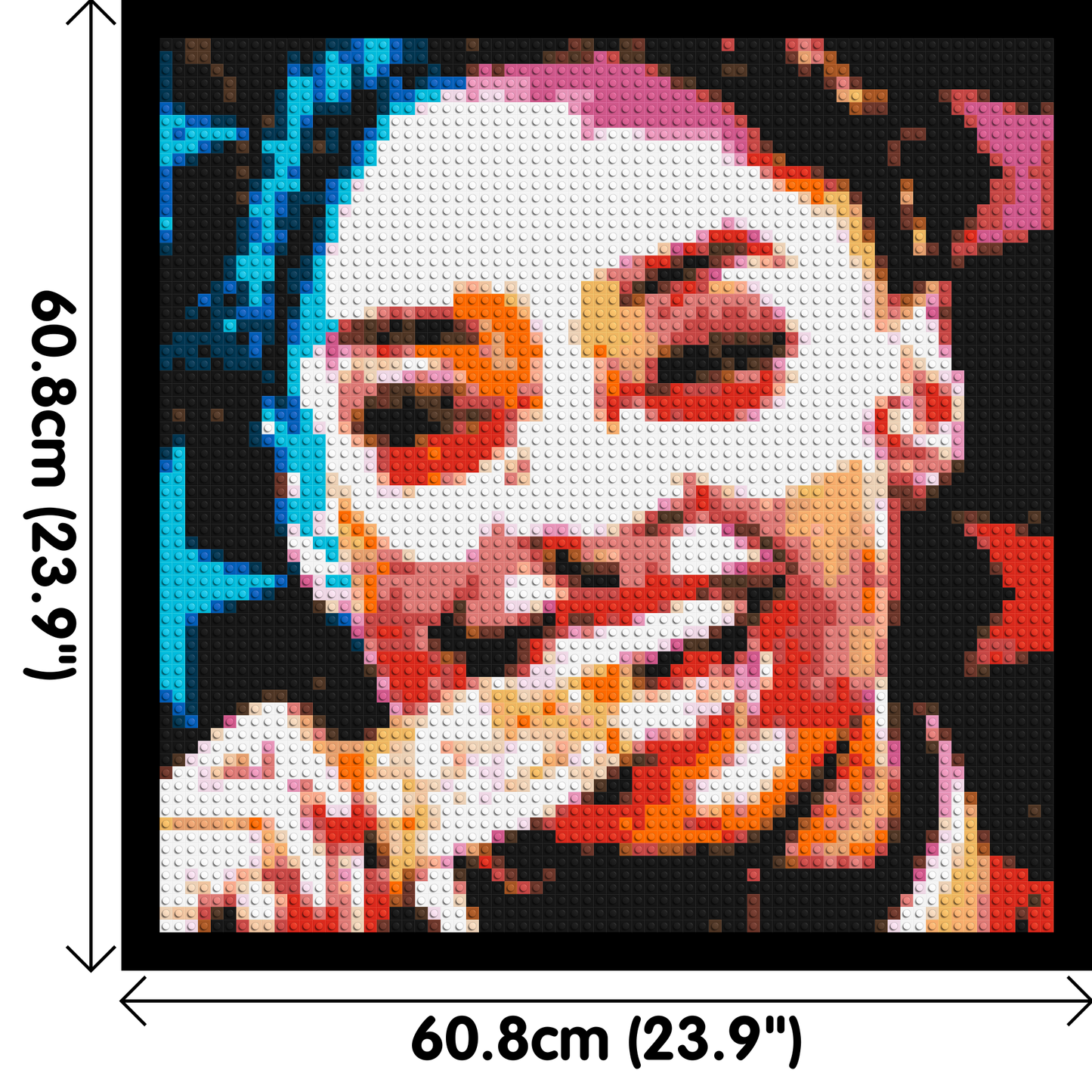 Simone Biles - Brick Art Mosaic Kit 3x3 large