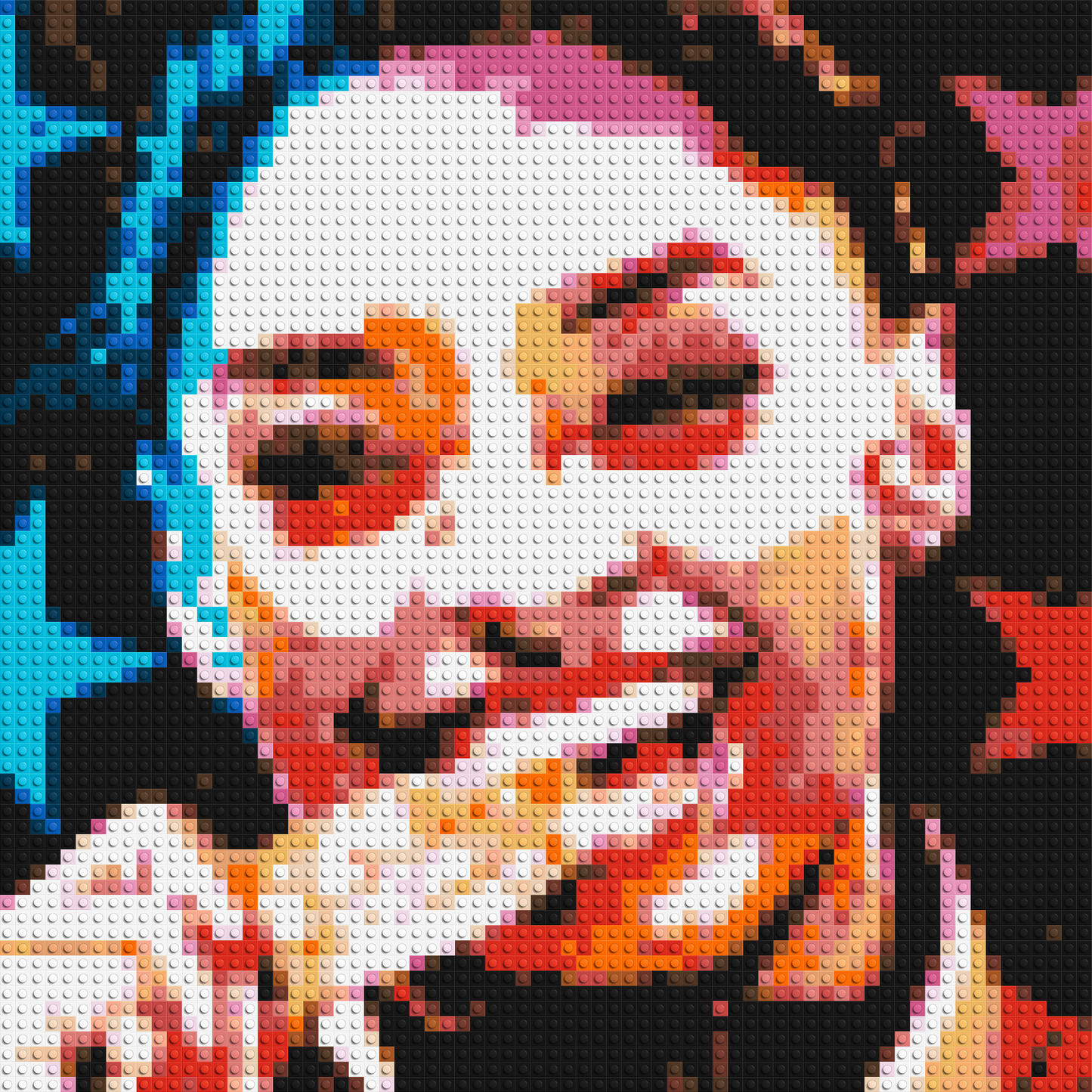 Simone Biles - Brick Art Mosaic Kit 3x3 large