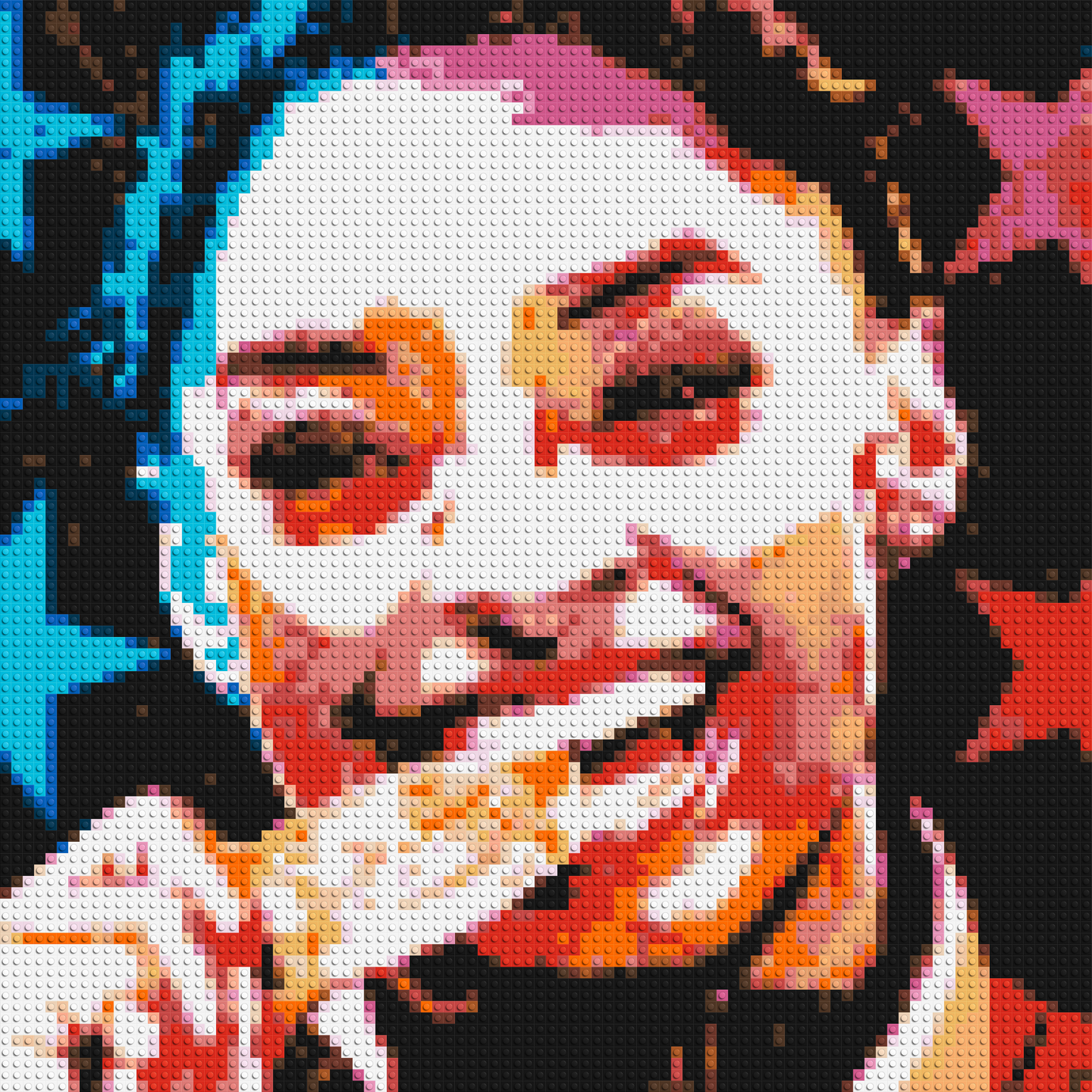 Simone Biles - Brick Art Mosaic Kit 4x4 large