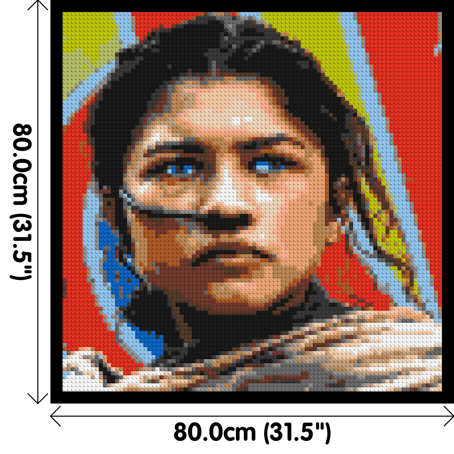 Zendaya as Chani (Dune) - Brick Art Mosaic Kit 4x4 large