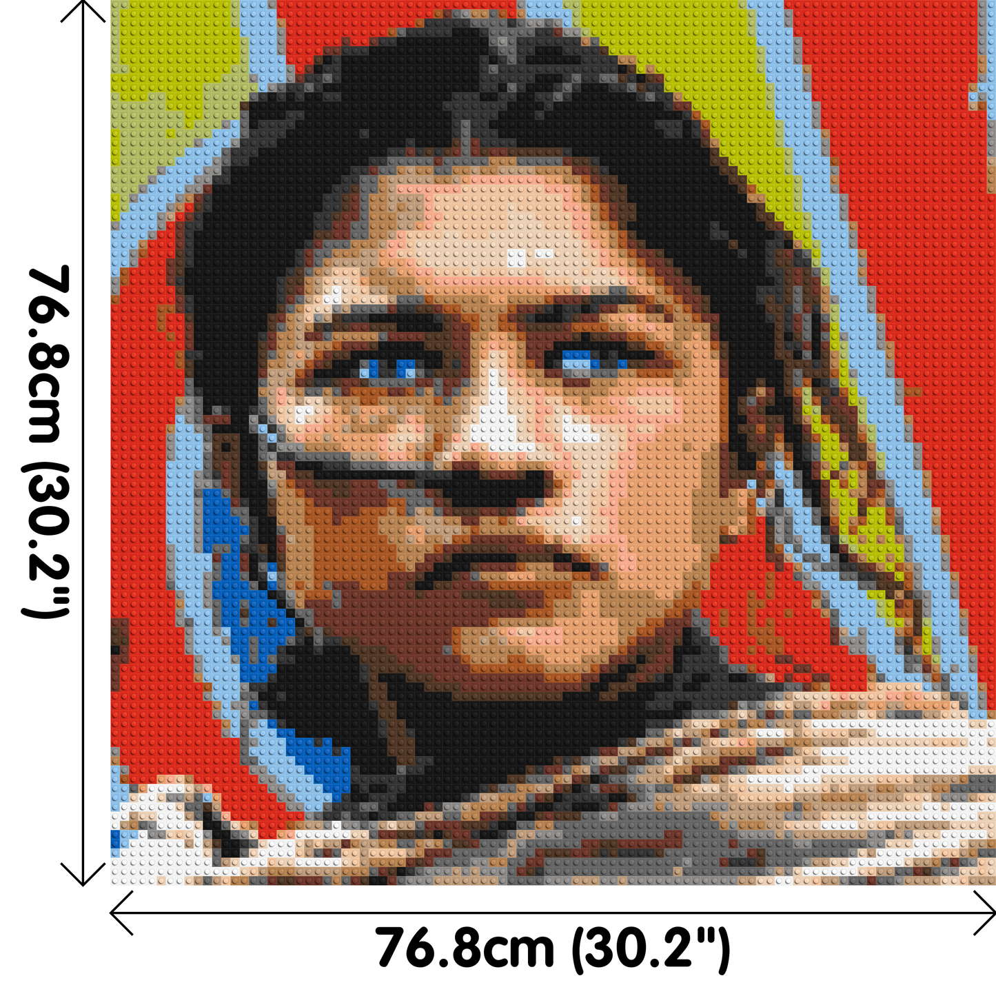 Zendaya as Chani (Dune) - Brick Art Mosaic Kit 4x4 large