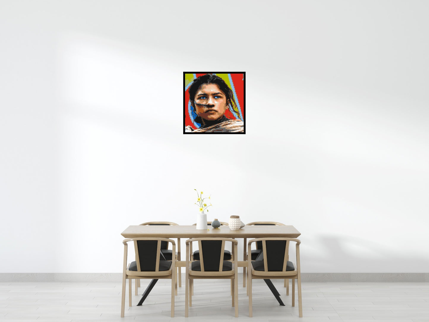 Zendaya as Chani (Dune) - Brick Art Mosaic Kit 4x4 large