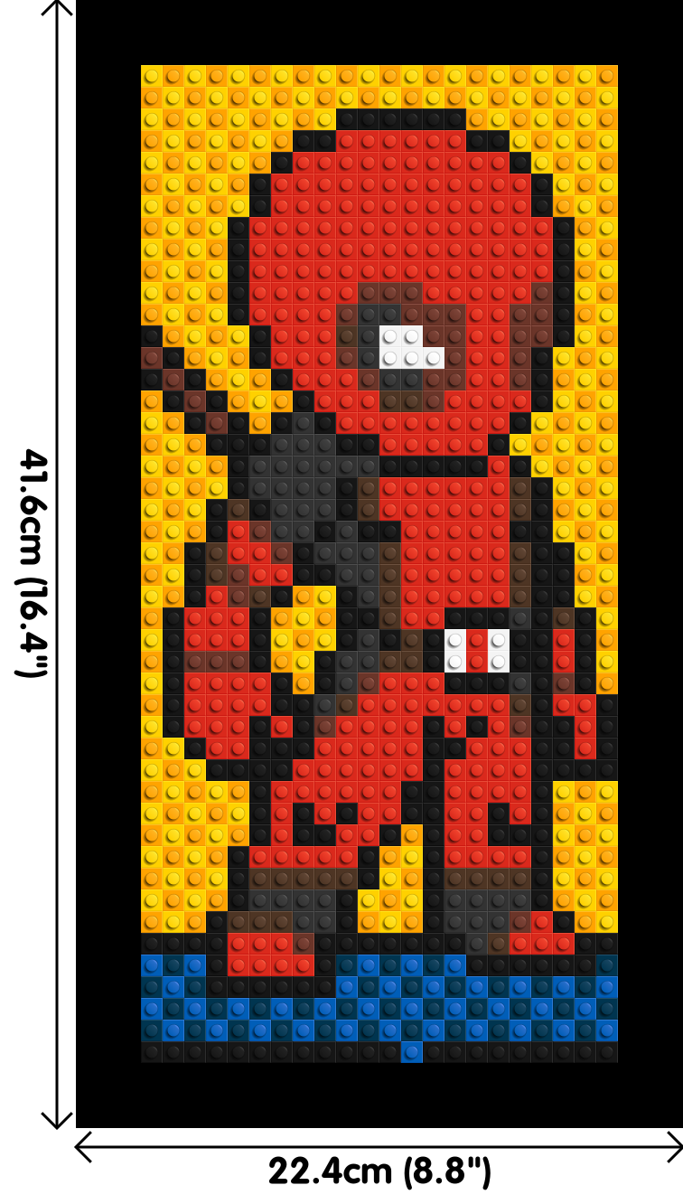 Deadpool #2 - Brick Art Mosaic Kit 1x2 large