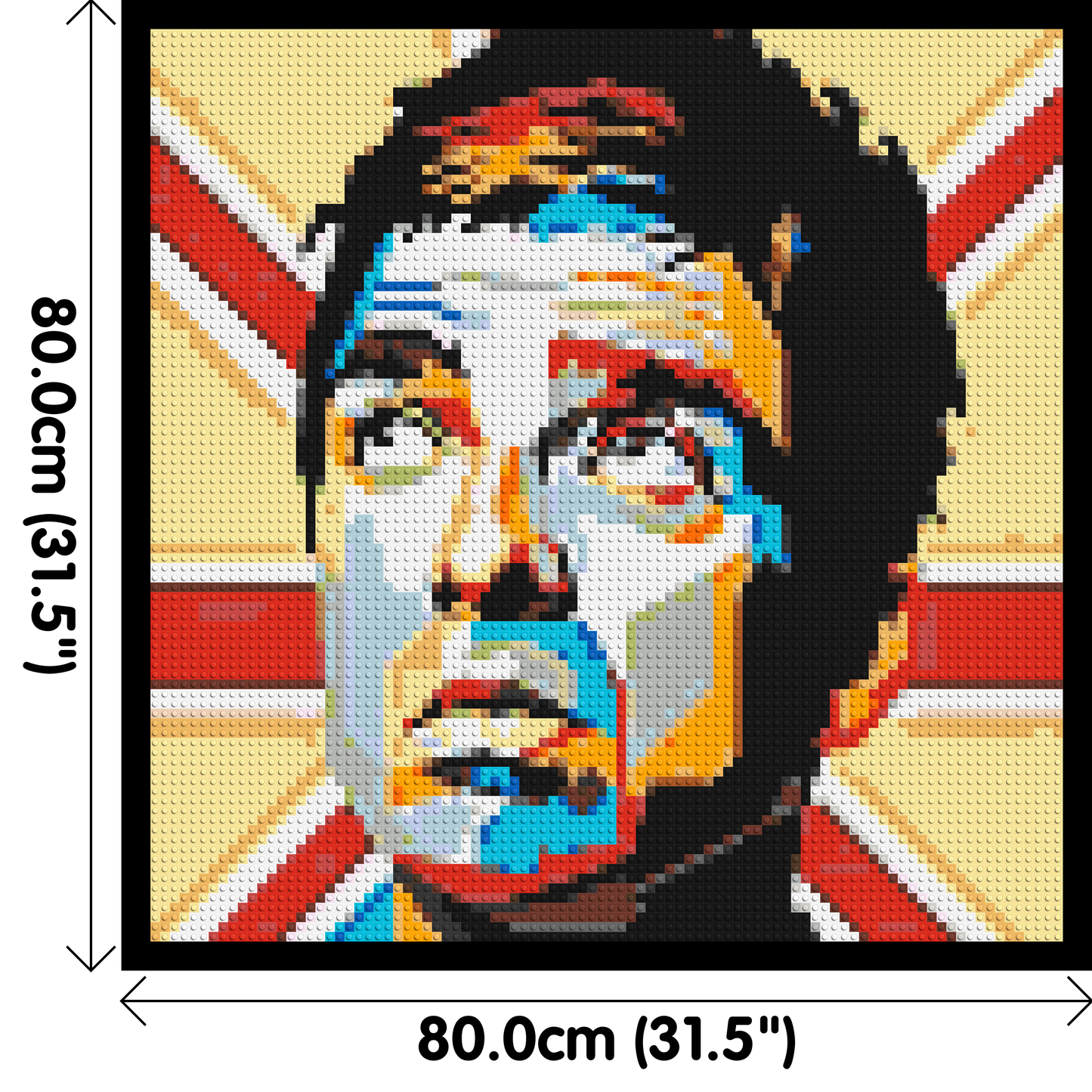 Noel Gallagher (Oasis) - Brick Art Mosaic Kit 4x4 large