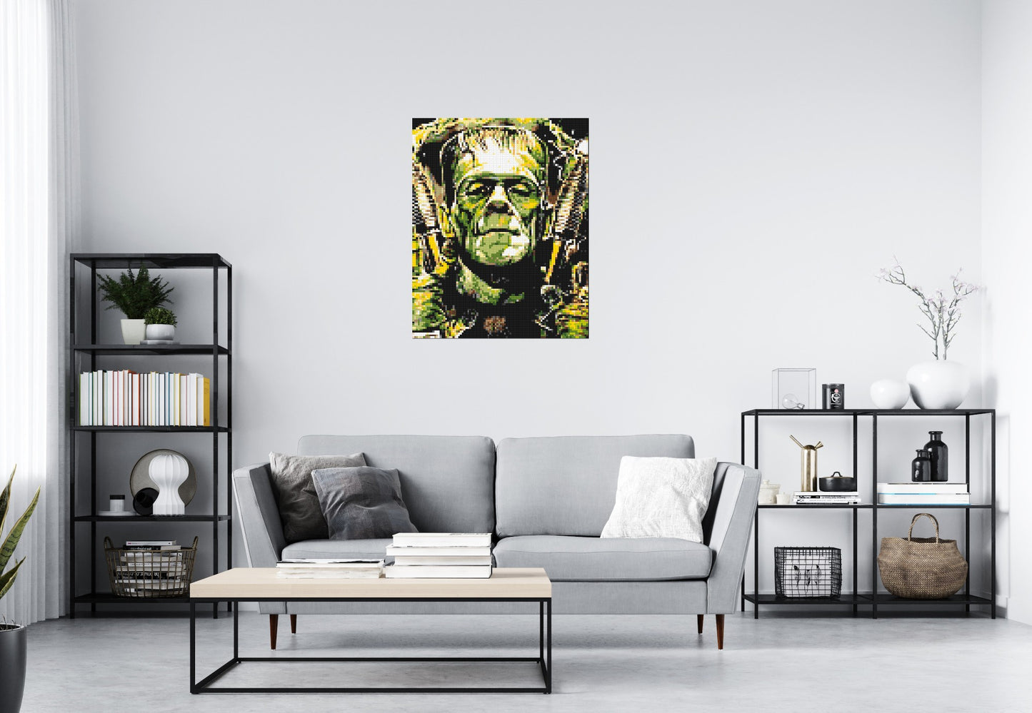 Frankenstein (Boris Karloff) - Brick Art Mosaic Kit 4x5 large