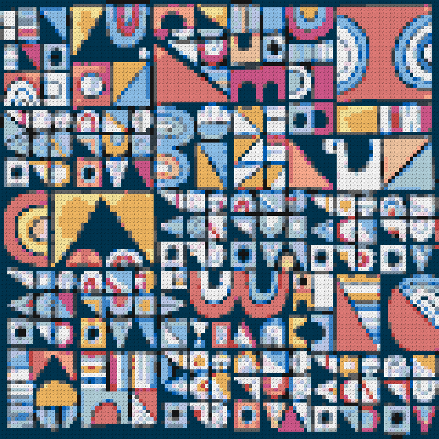 Abstract Pattern #10 - Brick Art Mosaic Kit