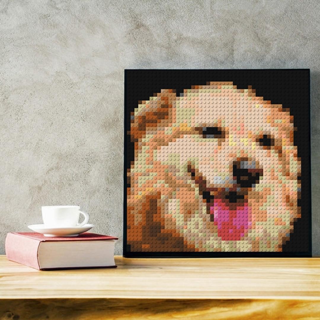 Customized Brick Mosaic | LEGO Art Style | Turn Photo into Bricks