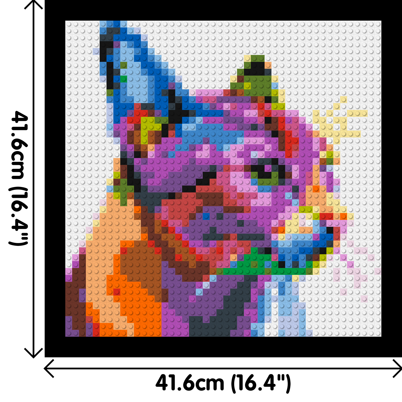 Cat #1 Colourful Pop Art - Brick Art Mosaic Kit
