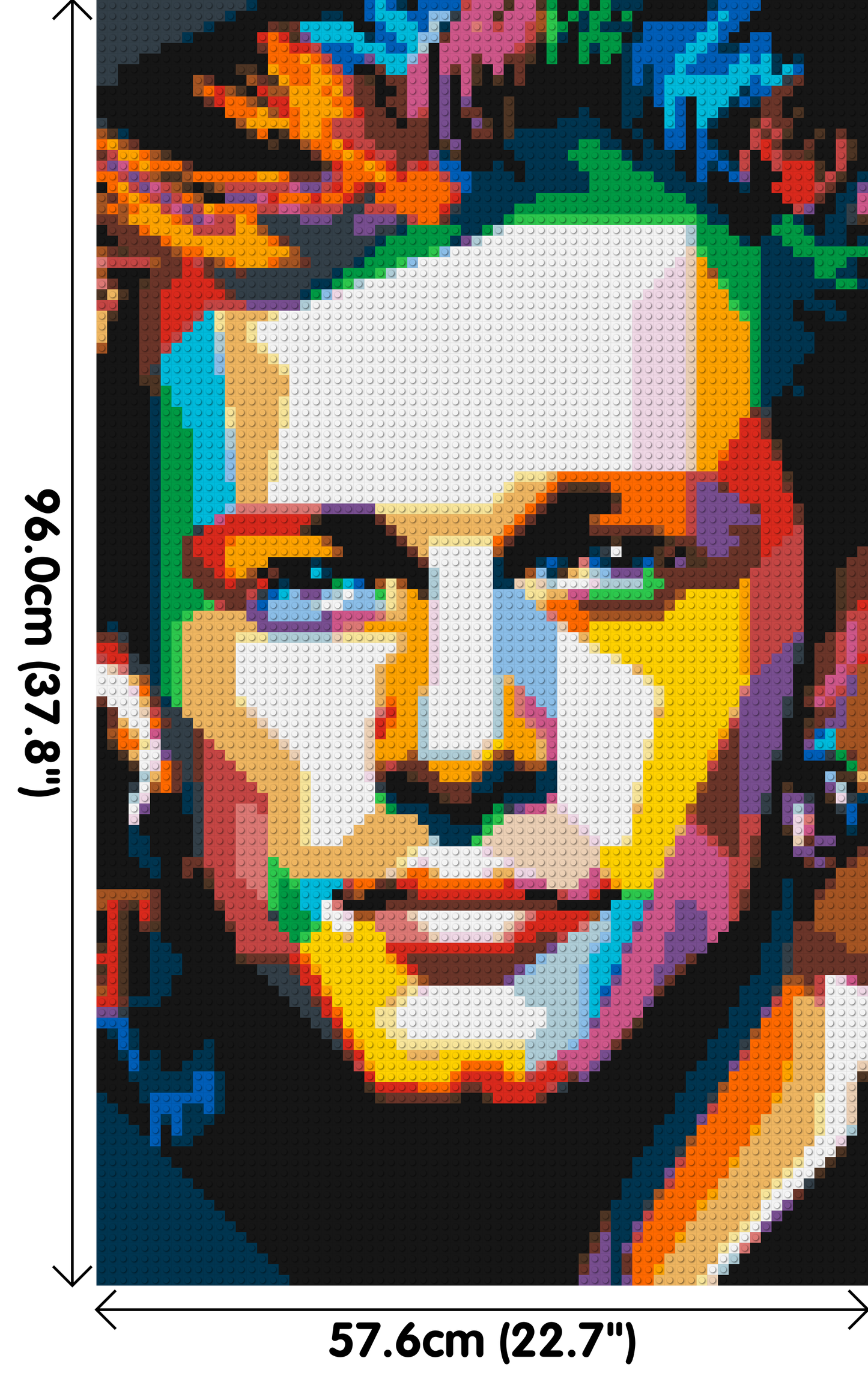 Jon Bon Jovi Pop Art - Brick Art Mosaic Kit