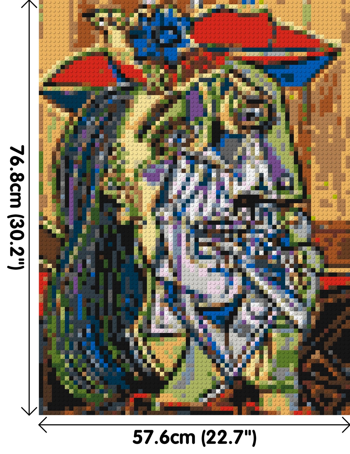 Weeping Woman by Pablo Picasso - Brick Art Mosaic Kit
