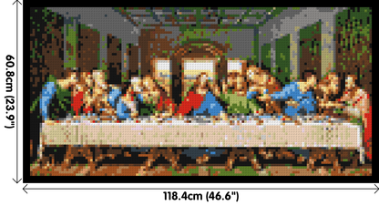 The Last Supper by Leonardo Da Vinci - Brick Art Mosaic Kit