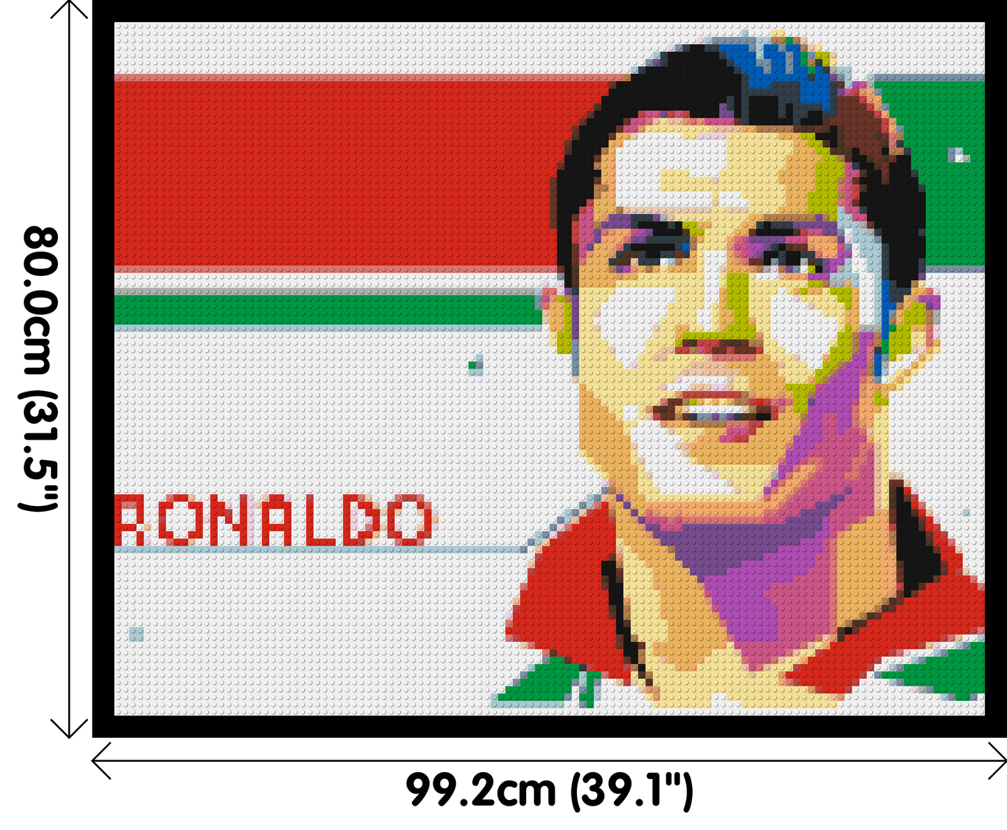 Ronaldo - Brick Art Mosaic Kit
