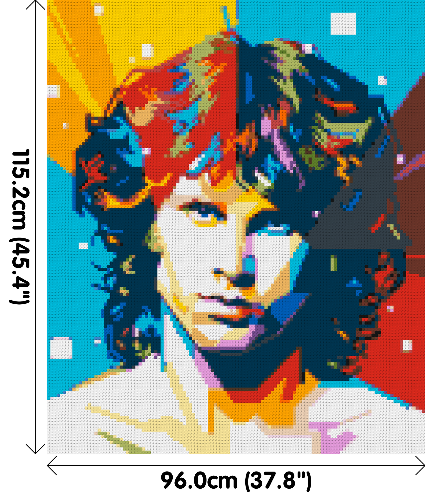 Jim Morrison - Brick Art Mosaic Kit
