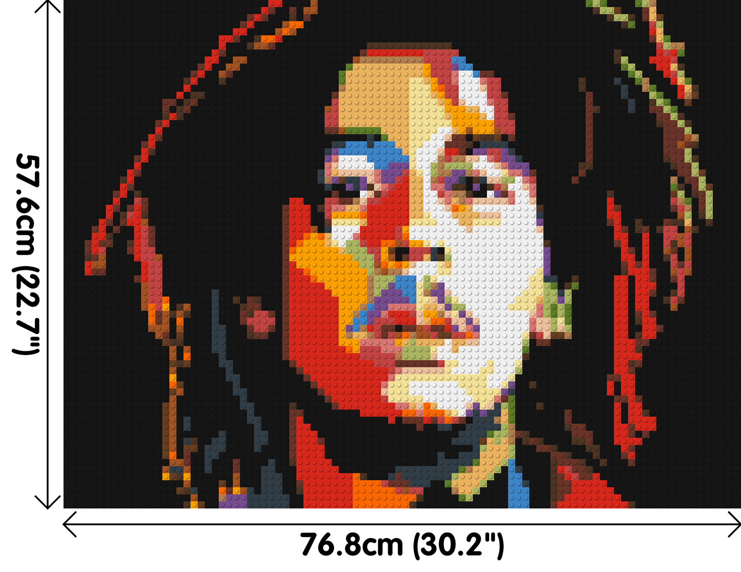 Bob Marley - Brick Art Mosaic Kit