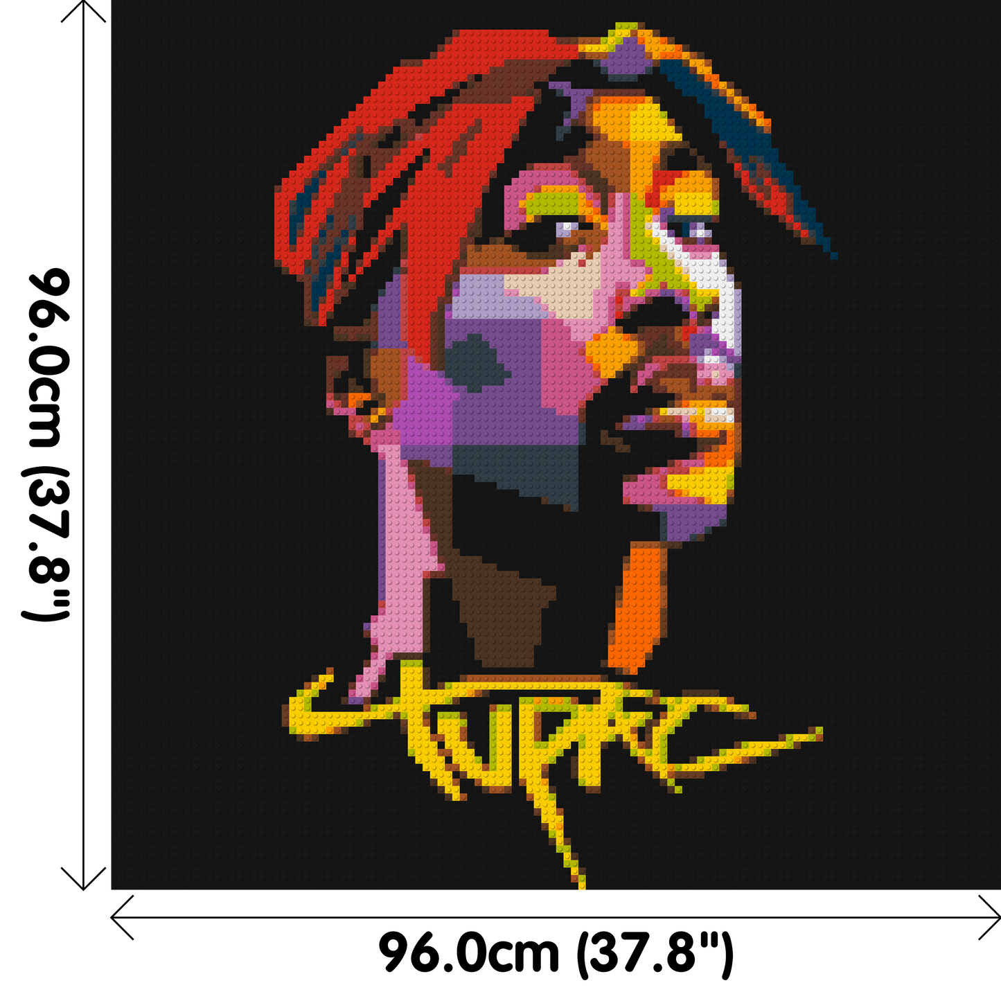 Tupac Shakur - Brick Art Mosaic Kit