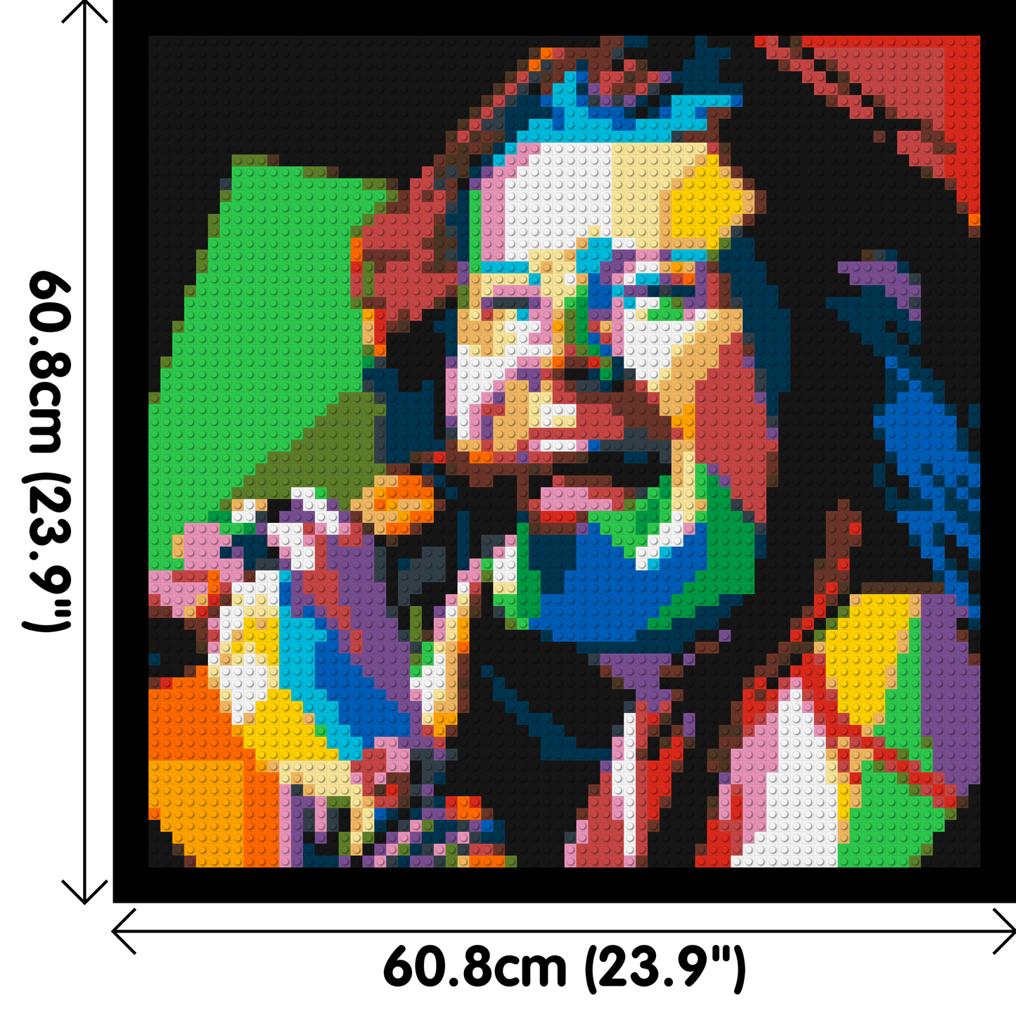Janis Joplin - Brick Art Mosaic Kit