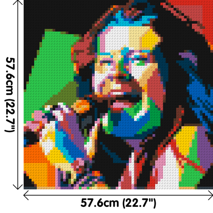 Janis Joplin - Brick Art Mosaic Kit