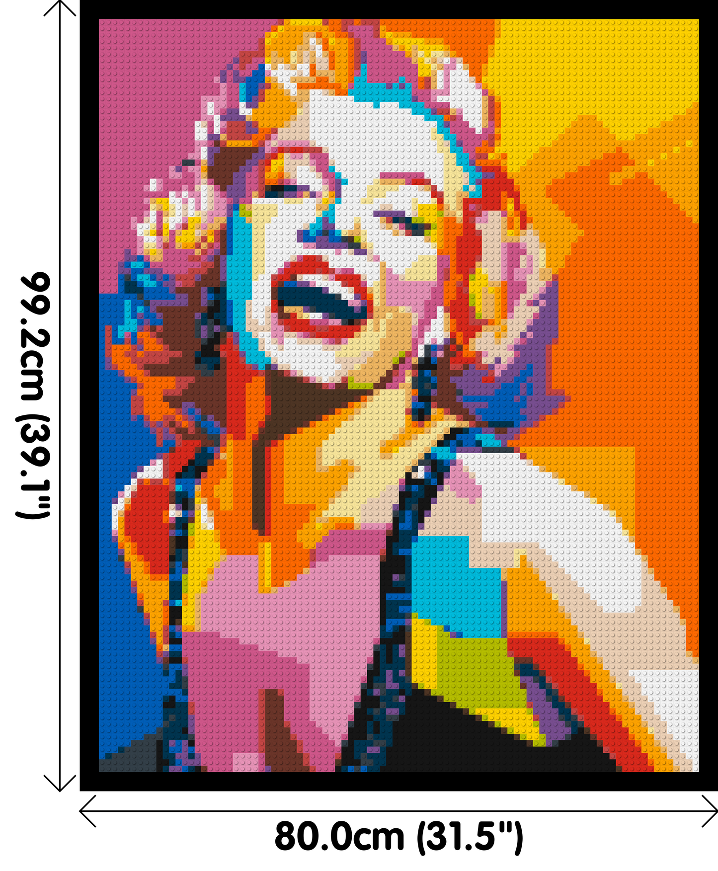 Marilyn Monroe #2 - Brick Art Mosaic Kit