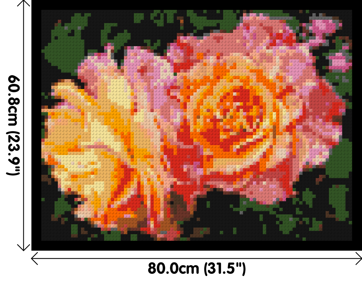 Roses - Brick Art Mosaic Kit