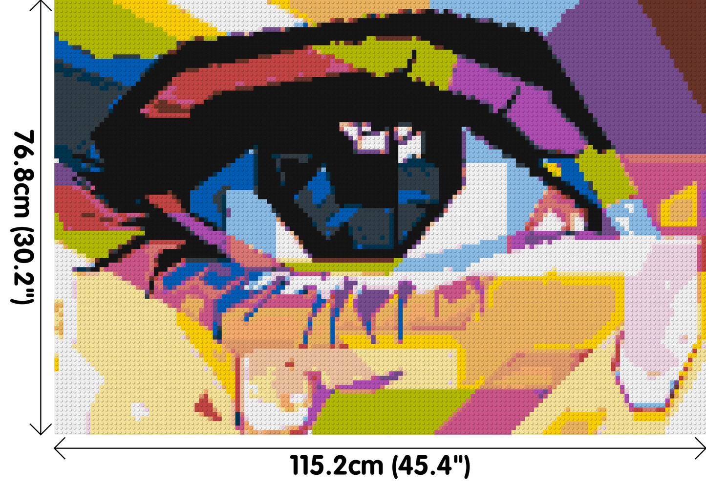 Crying Eye - Brick Art Mosaic Kit